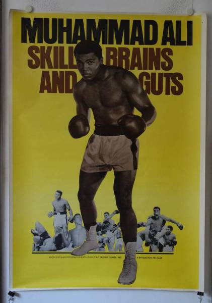 Muhammad Ali: Skill Brains and Guts original US 40x60 movie poster